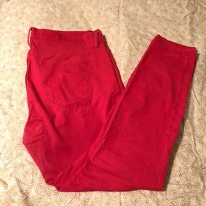 GAP Coral True Skinny Jeans — Size 16